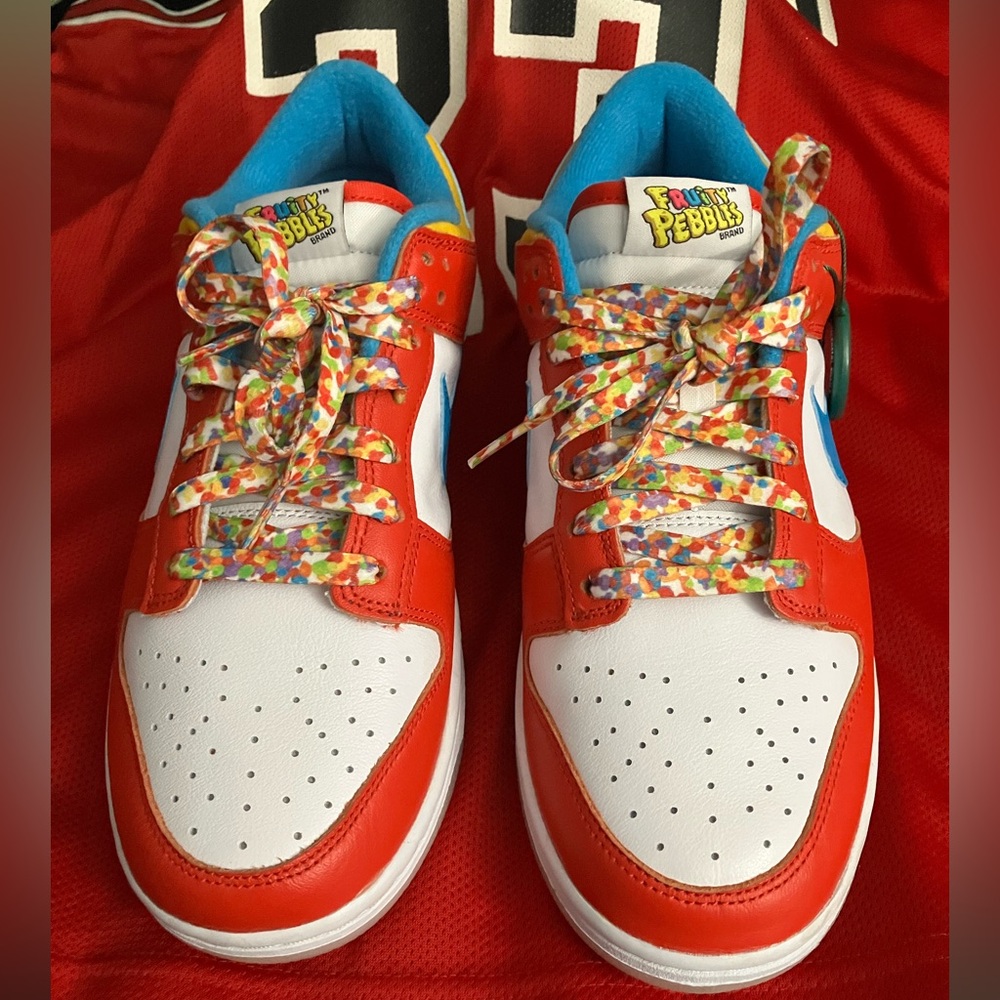 LeBron James x Fruity Pebbles x Nike Dunk Low 🔥 Sneakers Shoes Air Jordan Clean - Picture 2 of 13